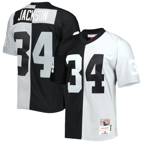 bo jackson las vegas raiders mitchell 26amp ness 1988 split legacy replica jersey blacksilver 5657 6uguz.jpg