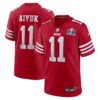 brandon aiyuk san francisco 49ers nike super bowl lviii game jersey scarlet 9157 pgu0x.jpg