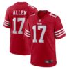 brandon allen san francisco 49ers nike game jersey scarlet 4412 jwyjz.jpg