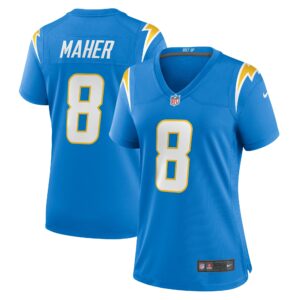 brett maher los angeles chargers nike womens team game jersey powder blue 9868 cxnvo.jpg