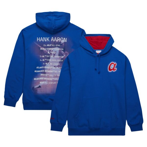 hank aaron atlanta braves mitchell 26amp ness vintage logo name 26amp number pullover hoodie royal 2507 phh8u.jpg