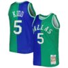 jason kidd dallas mavericks mitchell 26amp ness hardwood classics 199495 split swingman jersey bluegreen 1152 5lezl.jpg