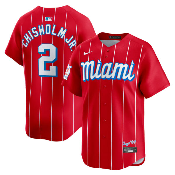 jazz chisholm jr. miami marlins nike city connect limited player jersey red 4240 ndmri.jpg