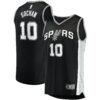 jeremy sochan san antonio spurs fanatics youth 2022 nba draft first round pick fast break replica jersey icon edition black 2925 b09iu.jpg