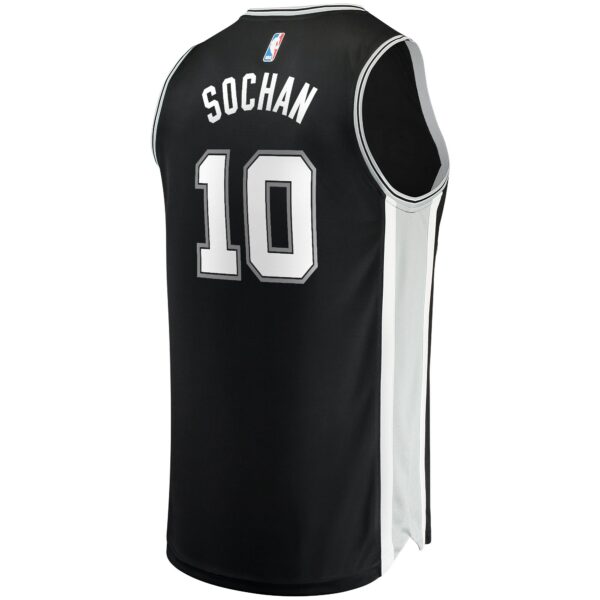 jeremy sochan san antonio spurs fanatics youth 2022 nba draft first round pick fast break replica jersey icon edition black 9499 zcpvx.jpg