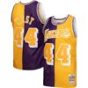 jerry west los angeles lakers mitchell 26amp ness hardwood classics 197172 split swingman jersey purplegold 6047 kvx4z.jpg