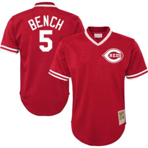 johnny bench cincinnati reds mitchell 26amp ness youth cooperstown collection26nbspmesh batting practice jersey red 1715 pkanl.jpg