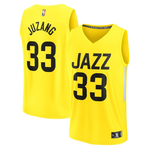johnny juzang utah jazz fanatics fast break replica player jersey icon edition yellow 3770 ag3z3.jpg