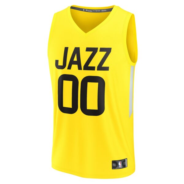 jordan clarkson utah jazz fanatics fast break replica jersey icon edition yellow 9236 5y5du.jpg