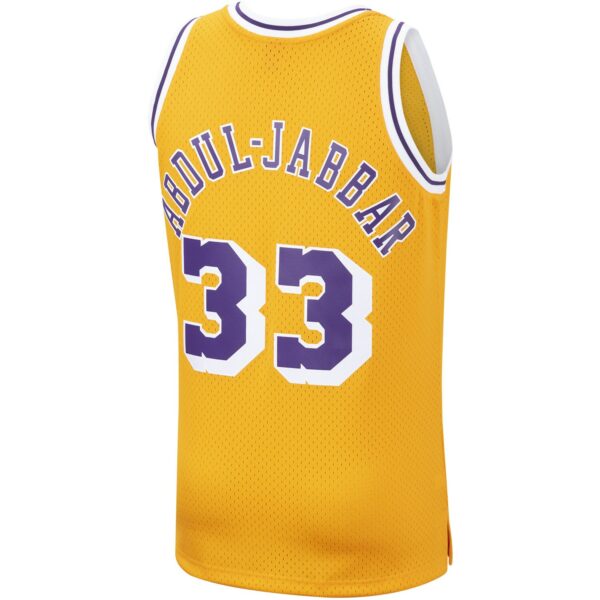 kareem abdul jabbar los angeles lakers mitchell 26amp ness hardwood classics swingman jersey gold 1188 uyt8l.jpg