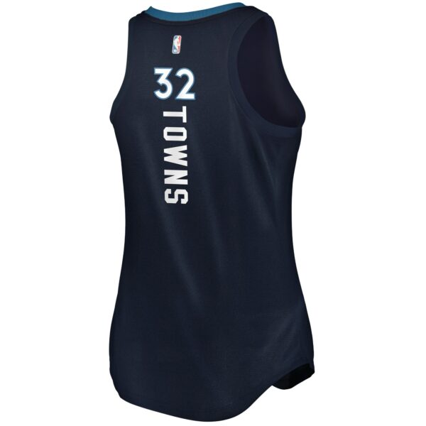 karl anthony towns minnesota timberwolves fanatics womens fast break tank jersey icon edition navy 4826 ia66c.jpg
