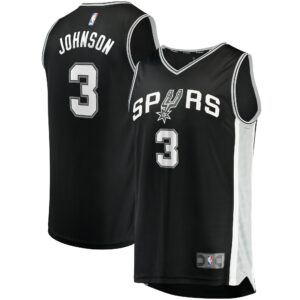 keldon johnson san antonio spurs fanatics fast break replica jersey black icon edition 3931 npgnj.jpg