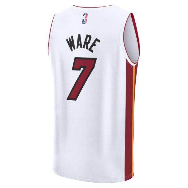 kelel ware miami heat fanatics fast break replica player jersey association edition white 3249 jpa9z.jpg