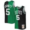 kevin garnett boston celtics mitchell 26amp ness hardwood classics 200708 split swingman jersey blackkelly green 4127 waegk.jpg