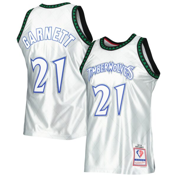 kevin garnett minnesota timberwolves mitchell 26amp ness 199798 hardwood classics 75th anniversary swingman jersey platinum 3200 r7awm.jpg