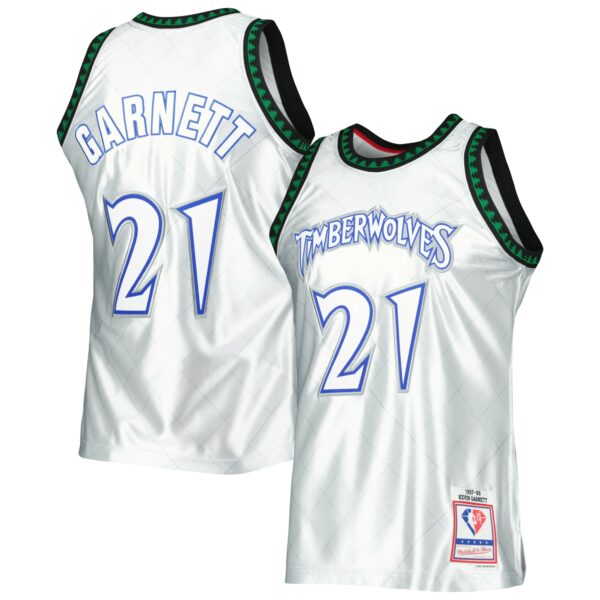 kevin garnett minnesota timberwolves mitchell 26amp ness 199798 hardwood classics 75th anniversary swingman jersey platinum 3948 lsnwe.jpg