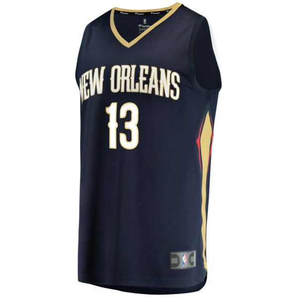 kira lewis jr. new orleans pelicans fanatics fast break replica jersey navy icon edition 2770 q1lxb.jpg