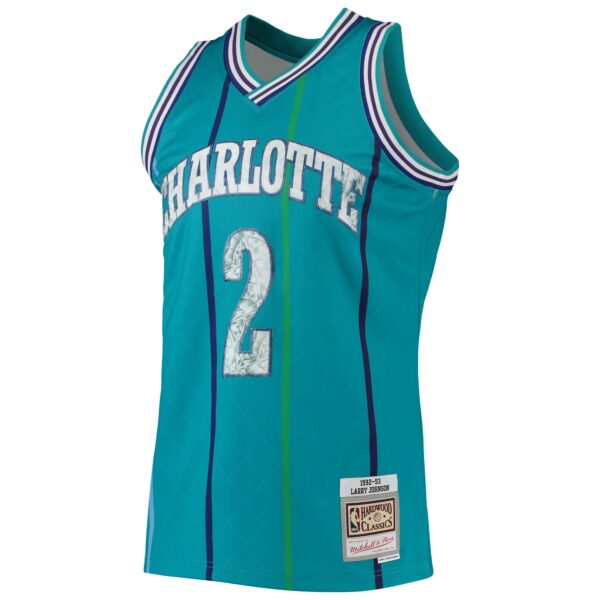 larry johnson charlotte hornets mitchell 26amp ness 199697 hardwood classics nba 75th anniversary diamond swingman jersey teal 3184 nklnq.jpg