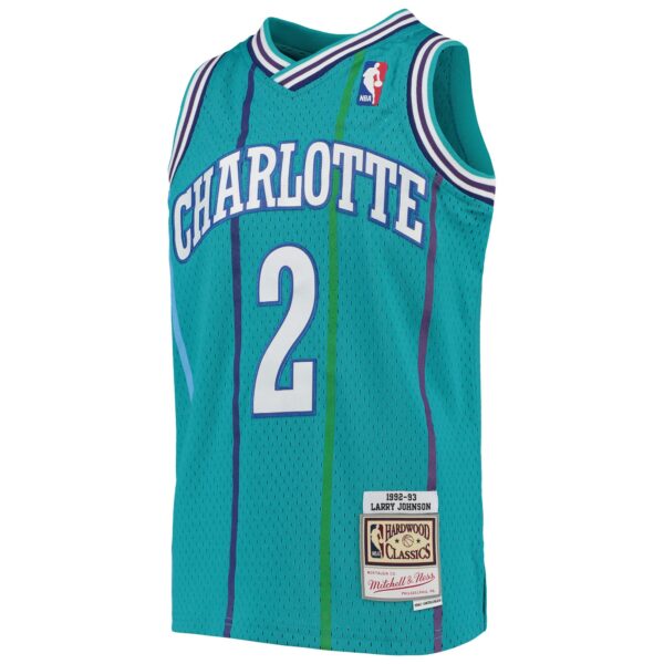 larry johnson charlotte hornets mitchell 26amp ness youth 199293 hardwood classics swingman jersey teal 7996 a8b5c.jpg