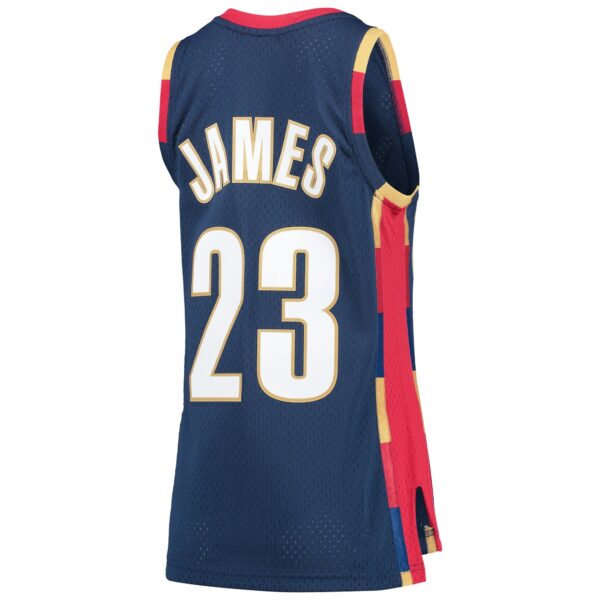 lebron james cleveland cavaliers mitchell 26amp ness womens hardwood classics swingman jersey navy 3142 ab77t.jpg