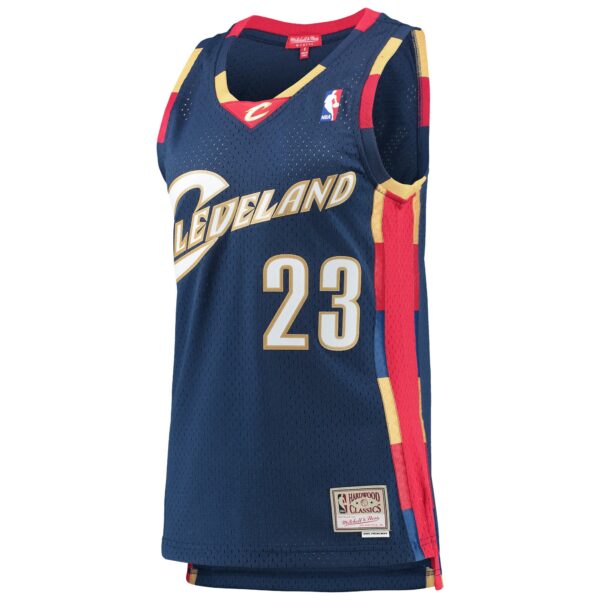 lebron james cleveland cavaliers mitchell 26amp ness womens hardwood classics swingman jersey navy 6123 sx76i.jpg