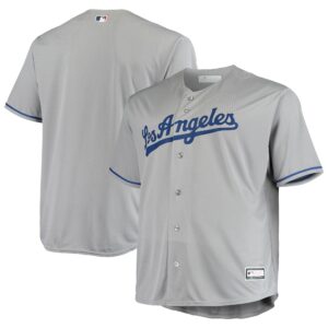 los angeles dodgers big 26amp tall replica team jersey gray 3686 egglo.jpg