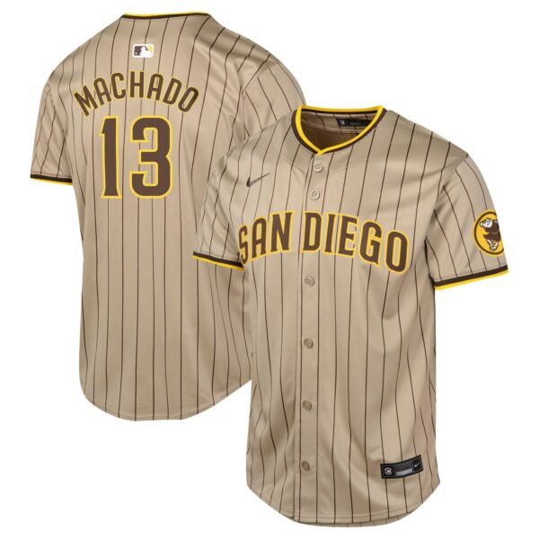 manny machado san diego padres nike youth alternate limited player jersey sand 8233 qrji8.jpg