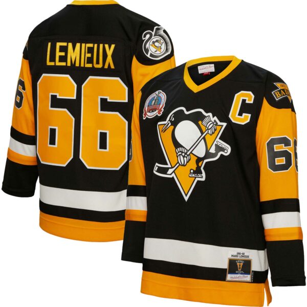 mario lemieux pittsburgh penguins mitchell 26amp ness big 26amp tall 1991 captain patch blue line player jersey black 1839 i7alt.jpg