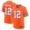 tim patrick denver broncos nike mile high collection 1977 throwback player game jersey orange 9183 skha4.jpg