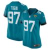 tommy togiai jacksonville jaguars nike womens team game jersey teal 9386 8j071.jpg