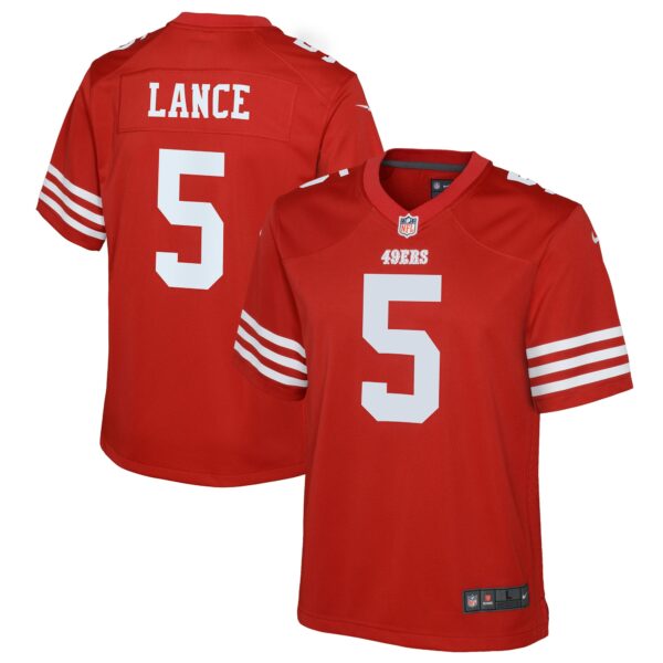 trey lance san francisco 49ers nike youth game jersey scarlet 3442 tdark.jpg